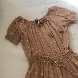 Vici polka dot mini dress size small.